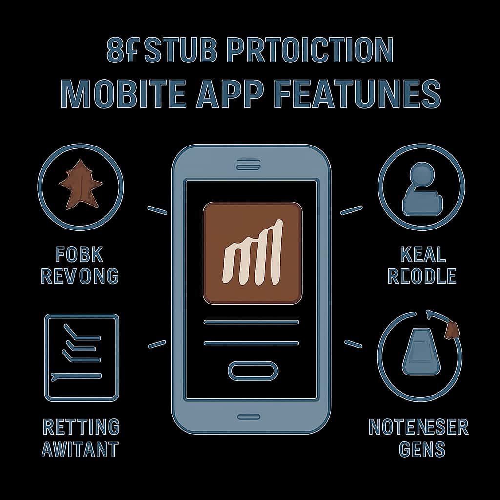 Diagram illustrating the features of 91 Club Prediction Mobile App.