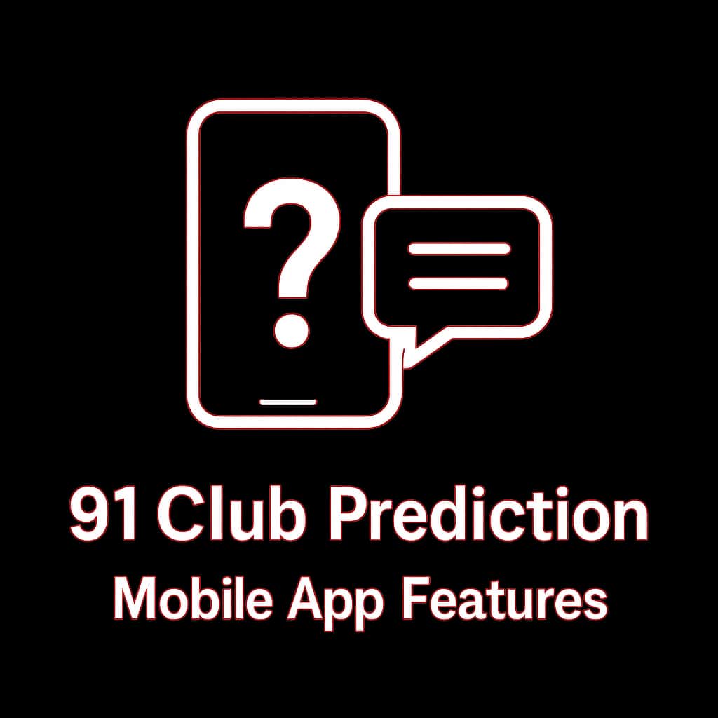 Icon representing 91 Club Prediction Mobile App Features.