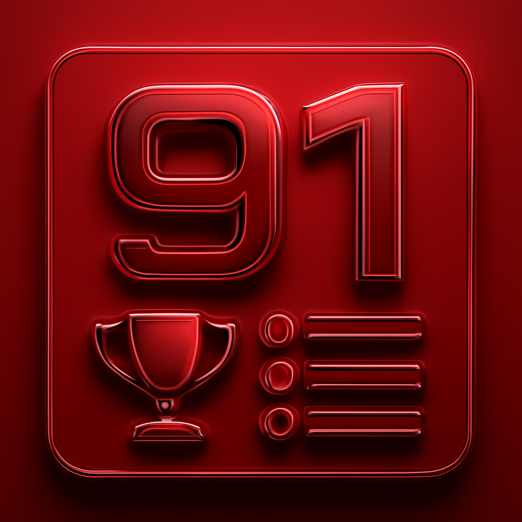 A badge representing the mobile readiness of 91 Club Prediction.
