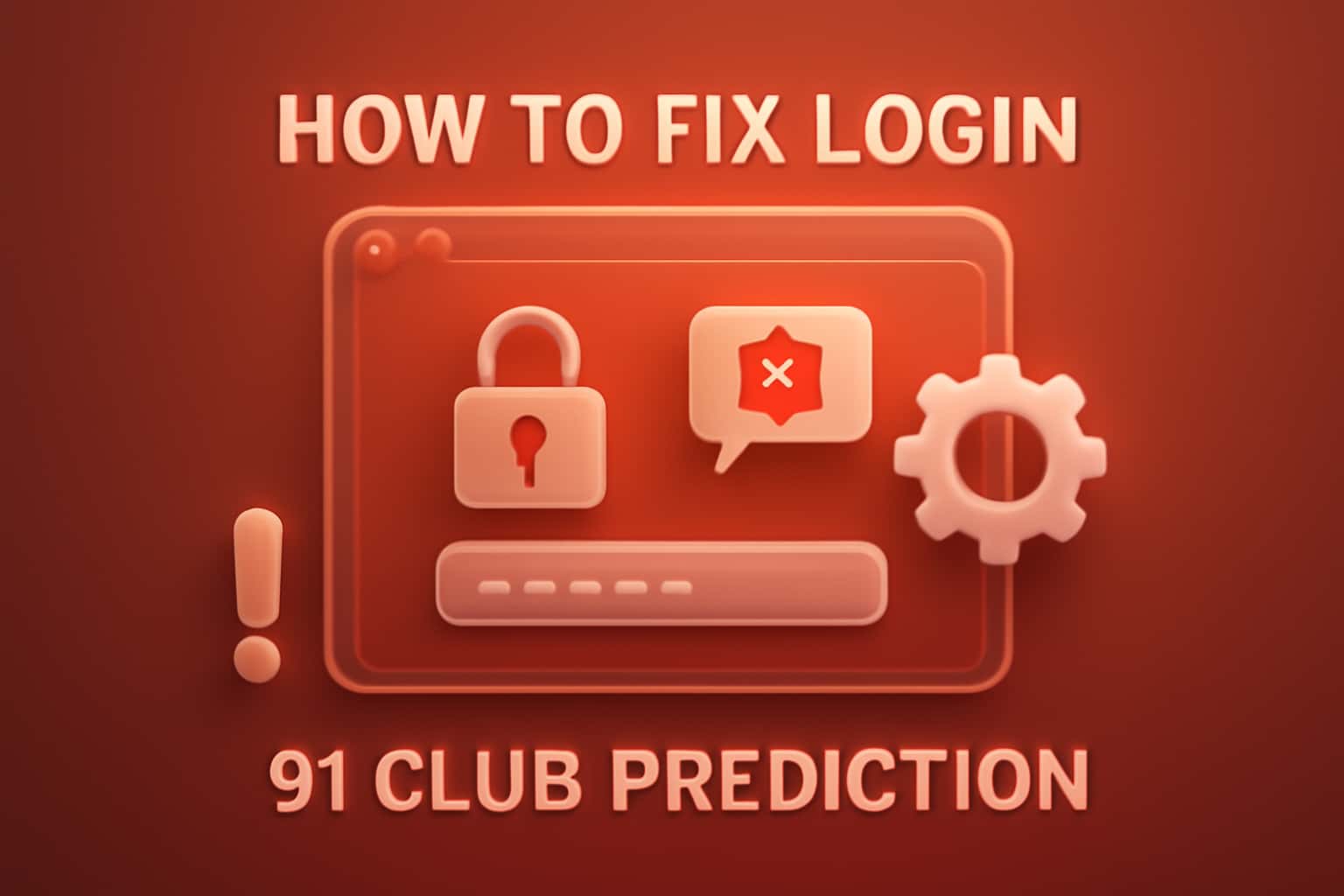 A neutral scene depicting login support for 91 Club Prediction.