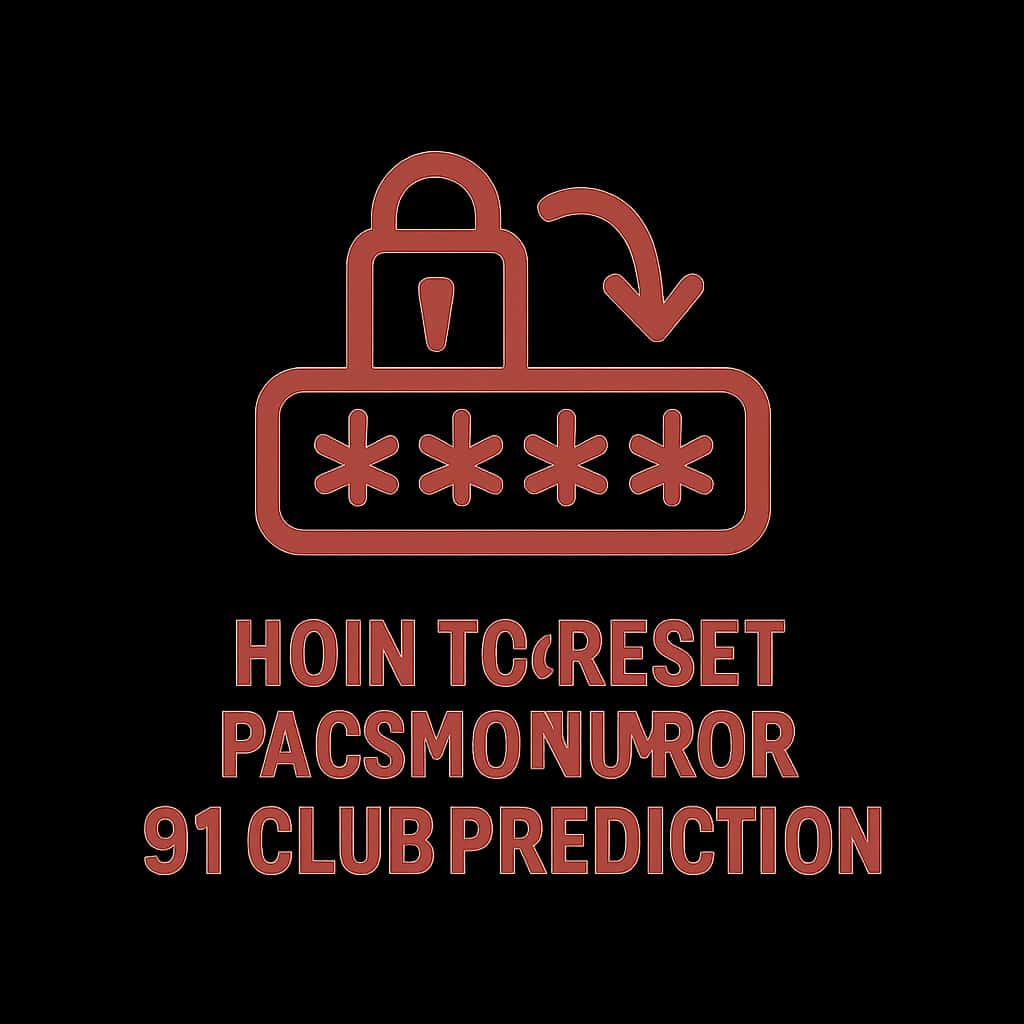 Icon representing password reset for 91 Club Prediction.