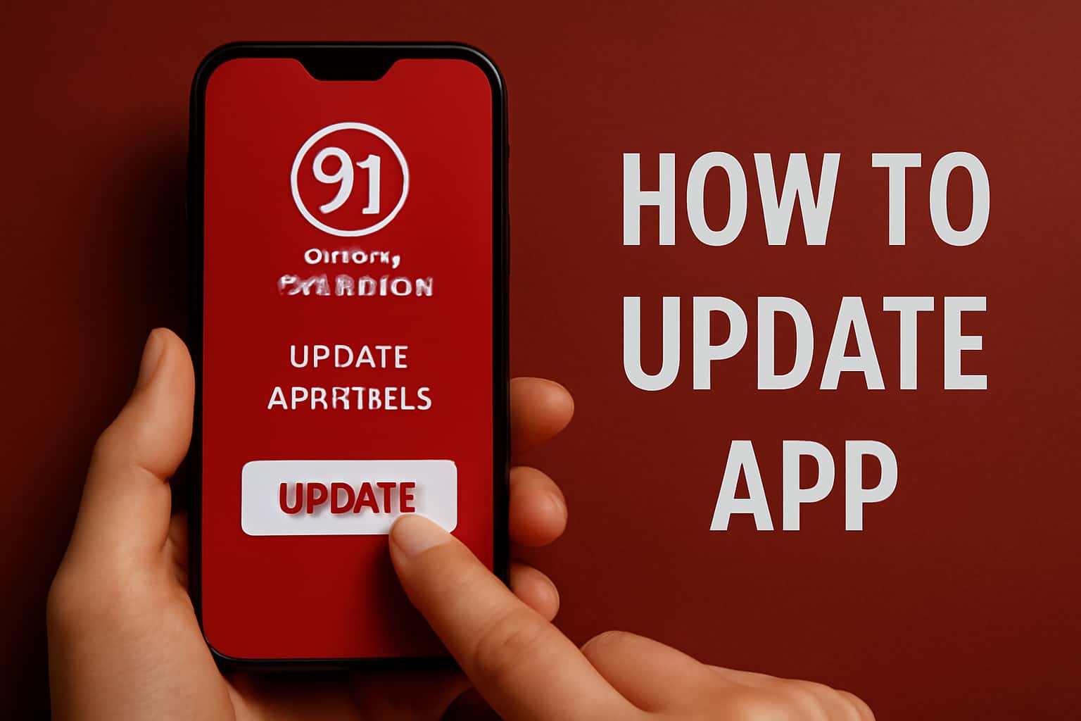 A visual guide for updating the 91 Club Prediction app showcasing the app logo.