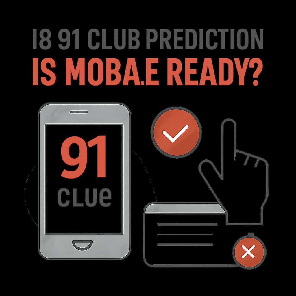An educational diagram illustrating mobile readiness aspects of 91 Club Prediction.
