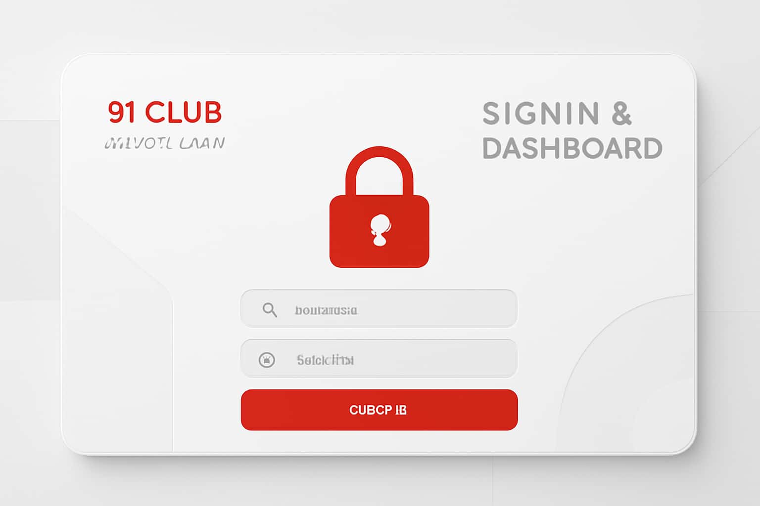 91 Club Prediction Sign In & Dashboard Interface